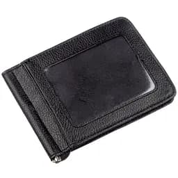 Шкіряний чоловічий затискач на магніті ST Leather 18937 чорний