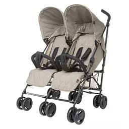 Прогулянковий візочок для двійні 4Baby Twins, бежевий (4TW01)