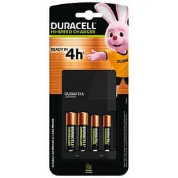 Зарядний пристрій для акумуляторів Duracell CEF14, 4 години, 1 шт. (Includes 2 AA1300mAh & 2 AAA750mAh) (5007497 / 5004990) - мініатюра 2