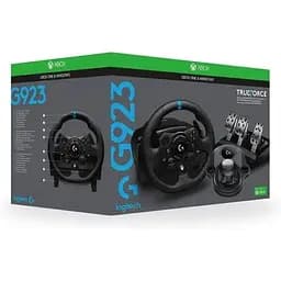 Комплект 3 в 1 Руль и педали Logitech G923 Racing Wheel and Pedals for Xbox One, Xbox Series X/S and PC + Рычаг переключения передач Logitech G Driving Force Shifter
