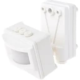 Датчик движения на свет уличный Brille IP44 De-02 White 159023