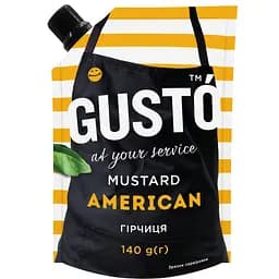 Гірчиця Gusto Аmerican 140 г