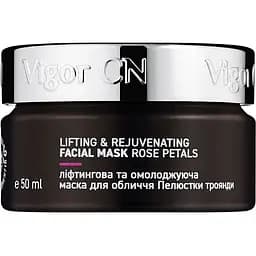 Маска для обличчя Vigor CN Пелюстки троянди ліфтингова та омолоджуюча 50 мл