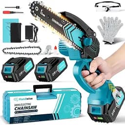 Handwise 6-Дюймова Акумуляторна Міні-Бензопилу Ма Ма Моємо 850 Вт З Батареєю 8000 Мач