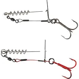 Оснастка Savage Gear Carbon49 Corkscrew Stinger #3/0 31kg (2 шт/уп.)