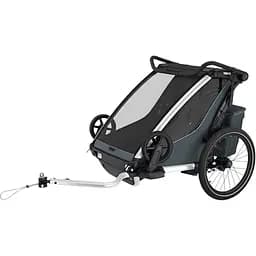 Дитяча коляска Thule Chariot Cross 2 Double (Dark Slate) (TH 10201035) - мініатюра 5