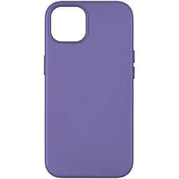 Панель-накладка чехол MagSafe Leather Case Apple iPhone 15 Pro Wisteria