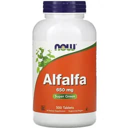 Люцерна Now Foods Alfalfa 650 мг 500 таблеток