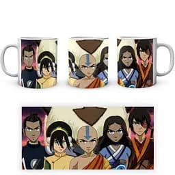 Кухоль GeekLand Аватар: легенда про Аанг The last airbender П'ятеро героїв AV 02.430 330 мл білий - мініатюра 3