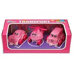 Дитячий іграшковий набір "Транспорт Міні" ТехноК 8003TXK у наборі 3 штуки