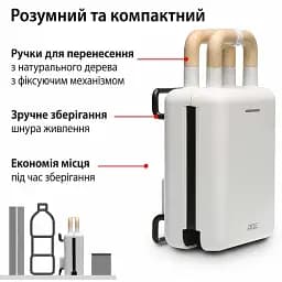 Вафельниця та сендвічниця 2в1 ADE біла з тефлоновим покриттям (KG2138-1) - мініатюра 4