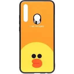 Чохол-накладка Toto Cartoon Print Glass Case HuAwei P Smart+ 2019 Line friends Sally