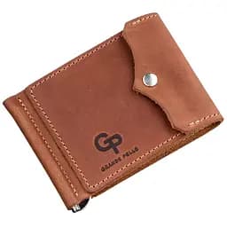 Зажим для купюр кожаный GRANDE PELLE 8х9х1 см acs0015759