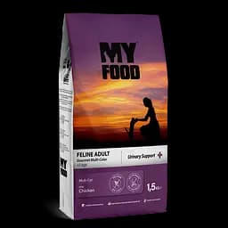 Сухий Корм ​​Myfood Суперпреміум для дорослих вибагливих котів з Куркою 1,5 кг