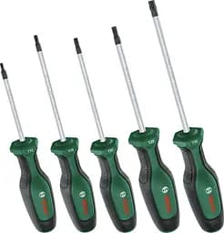 Отвертка Torx T10, 15, 20, 25, 30 набор 5шт Bosch hoz0014147