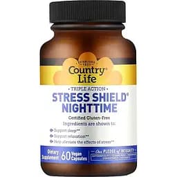 Пищевая добавка Country Life Stress Shield Nighttime 60 капсул