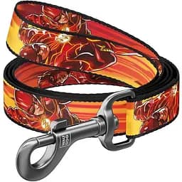 Повідець для собак Waudog Nylon нейлоновий, малюнок "Швидкість Флеша", M