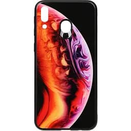Чехол-накладка Toto Print Glass Space Case Samsung Galaxy M20 Amethyst