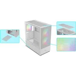 Корпус GAMDIAS TALOS M3 MESH WH (4711514500905) - мініатюра 10