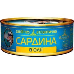 Уценка. Сардина атлантическая Baltijas No3 в масле 240 г