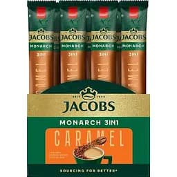 Кавовий напій Jacobs 3 в 1 Caramel 15 г х 24 шт.