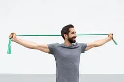 Стрічка-еспандер U-Powex Fitness band для фітнесу та реабілітації 0.5мм. (9.1 кг) Green (UP_1007_Green) - мініатюра 6