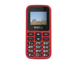 Телефон кнопковий Sigma Mobile Comfort 50 HIT червоний (4827798120958) - мініатюра 3