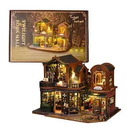 3D конструктор Румбокс Книгарня Сутінки своїми руками, світлові ефекти