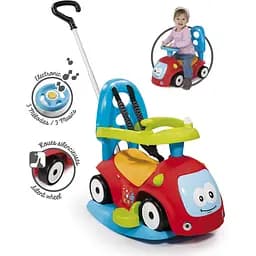 Машина для катання Smoby Toys Маестро 4 в 1 з функцією гойдалки червона (720302)