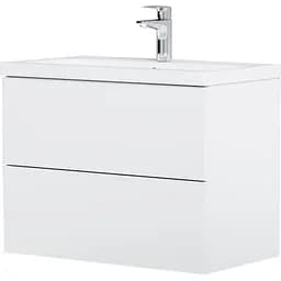 Тумба з умивальником AM.PM Gem підвісна 75 см білий MGA-FHX07522WG-WCC0752WG Білий