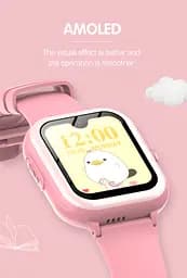 Смарт годинник-телефон дитячі Wonlex KT31 4G з камерою WI-FI GPS SIM-картою Pink (16996) - мініатюра 9