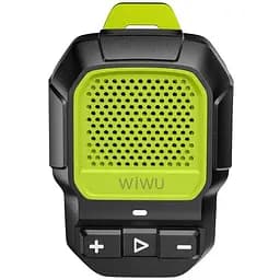 Колонка Bluetooth Wiwu SPK-001 Buddy Fun with Magnetic Clip Green - мініатюра 4