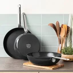 Сковорода GreenPan Evolution 28 см з керамічним покриттям чорний (CC006387-001) - мініатюра 8