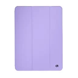 Чохол-книжка для планшета Apple iPad 10.2 (2019)/10.2 (2020)/10.2 (2021), Smart Fold Pen, фіолетовий, 10.2 дюймів, з екошкіри + TPU, з магнітною застібкою, підставкою, тримачем під стилус, протиударний, з функцією Wake/Sleep