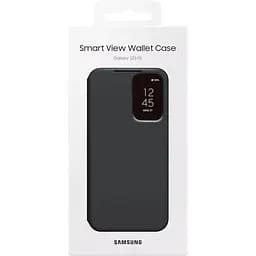 Оригінальний чохол-книжка Samsung для Galaxy S23 FE Clear View Smart Wallet Case Black (EF-ZS711CBEGRU) - мініатюра 5