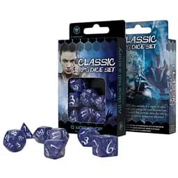 Набор кубиков Classic RPG Cobalt & white Dice Set , 7 шт. (SCLE12)