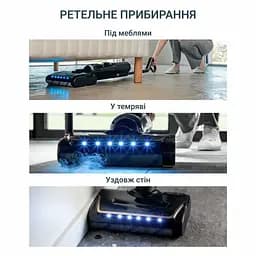 Rowenta Пилосос Rowenta безпровідний миючий X-Clean 7, 250Вт, конт пилок -0.5л, конт для води-0.65л, автон. робота до 50хв, вага-4.2кг, НЕРА, чорний - мініатюра 5