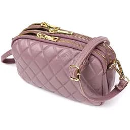 Женская сумка Vintage из натуральной кожи с тремя секциями 19х12х6.5 см sum0027597