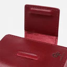 Жіноче шкіряне портмоне Grande Pelle 8х10х2 см acs0024484 - мініатюра 3