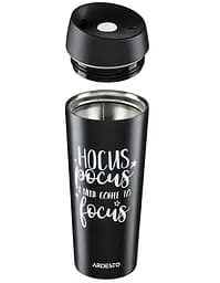 Термокружка Ardesto Coffee time Hocus, 450 мл, чорний (AR2645DMB) - мініатюра 2