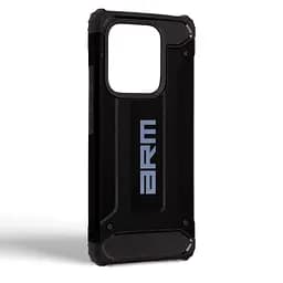 Чехол для Xiaomi Redmi Note 14 5G, Panzer, черный, противоударный, бронированный, милитари, панель-накладка, защита всего корпуса, защита дисплея и камеры, термополиуретан (TPU) + поликарбонат (PC), ArmorStandart (ARM79842) - мініатюра 2