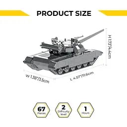 Колекційна модель Metal Time Bulat T-64 MT059 - мініатюра 7