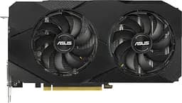 Видеокарта ASUS GTX 1660 6Gb Super Dual EVO OC (DUAL-GTX1660S-O6G-EVO) (GDDR6, 192 bit, PCI-E v3.0) Б/у