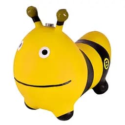 Дитяча іграшка-стрибун "Бджілка" RB2515 музика, світло Жовтий
