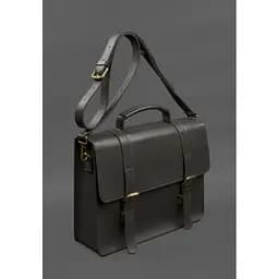 Шкіряна сумка-портфель Porte темно-коричневий