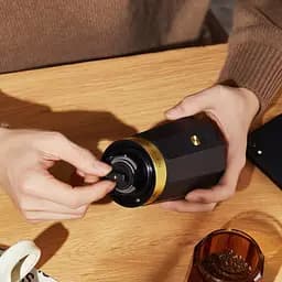 Кавомолка бездротова Circle Joy Electric Coffee Grinder (CJ-EG05) Gold - мініатюра 4