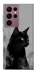 Чохол Demsky Smoke cat для Samsung Galaxy S22 Ultra