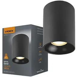 Светильник Videx под лампу GU10 накладной черный (VL-SPF14A-B)