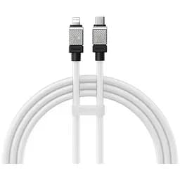 Дата кабель USB-C to Lightning 2.0m CoolPlay Fast Charging 20W white Baseus (CAKW000102)