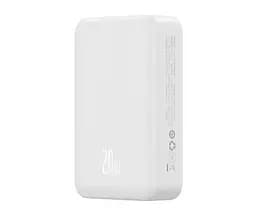 Універсальна мобільна батарея Baseus Magnetic Mini 20000 mAh бездротова зарядка (PPCX100102) біла - мініатюра 4